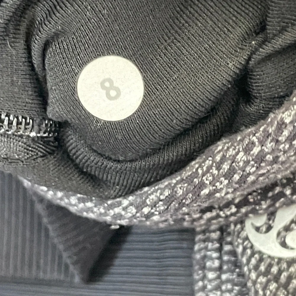 LULULEMON Runderful 1/2 Zip Black Heathered Pullover 8